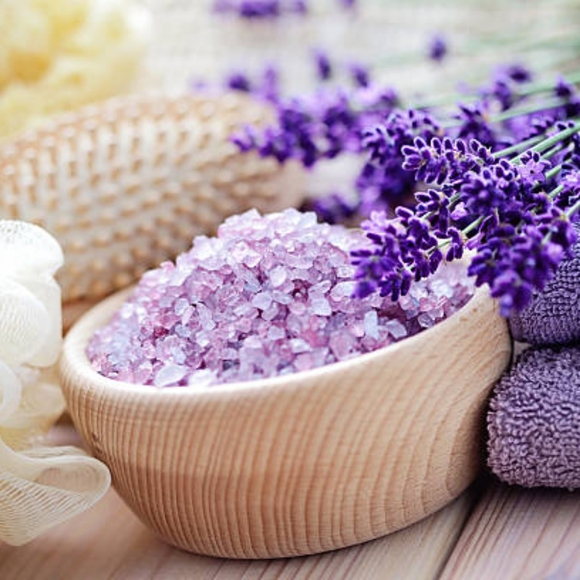 Vegan Organic Bath Salt Sweet Orange Lavender - Picture 4 of 4